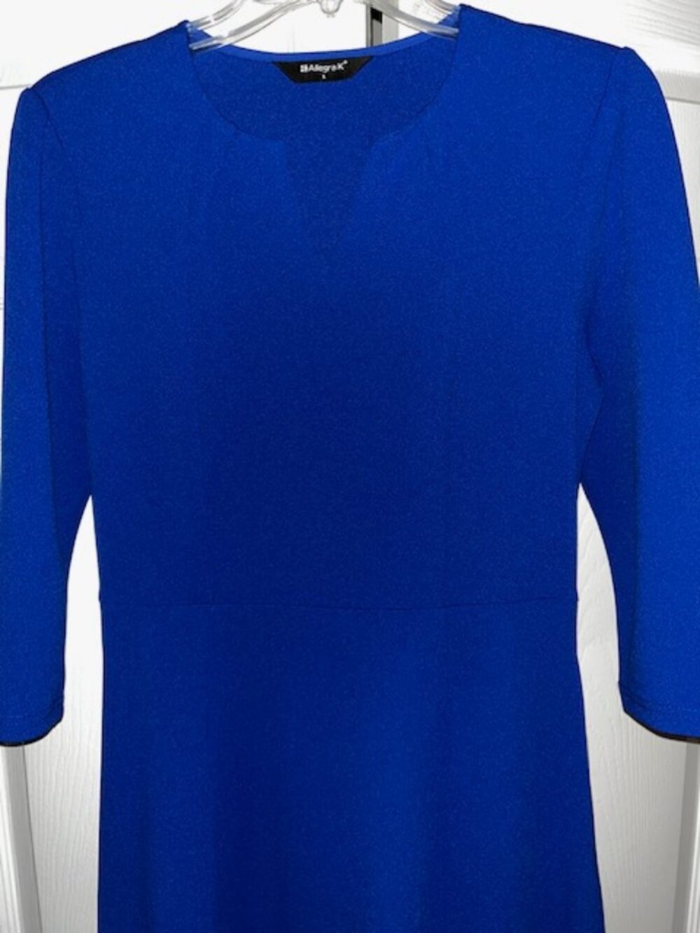 Allegra K Royal Blue A-line Midi Dress Size Small